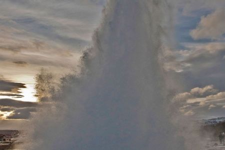 Geysir beim Ausbruch