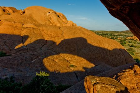 Spitzkoppe im Licht und Schatten Spiel